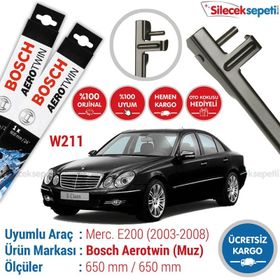 Bosch Aeroeco Mercedes E W211 2003-2008 Ön Muz Silecek Takımı