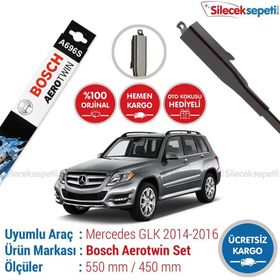 Bosch Aeroeco Mercedes GLK 2014-2016 Ön Muz Silecek Takımı