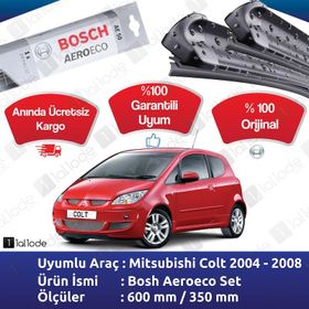 Bosch Aeroeco Mitsubishi Colt 2004-2008 Muz Silecek Takımı
