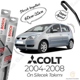 Bosch Aeroeco Mitsubishi Colt 2004-2008 Silecek Takımı