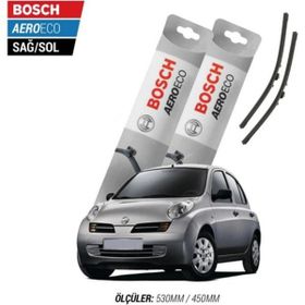 Bosch Aeroeco Nissan Micra 2008 Model Muz Silecek Takımı