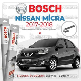 Bosch Aeroeco Nissan Micra 2017-2018 Ön Muz Silecek Takımı