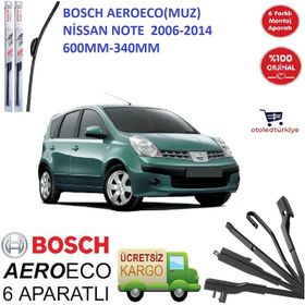 Bosch Aeroeco Nissan Note 2006-2014 Silecek Takımı