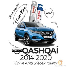 Bosch Aeroeco Nissan Qashqai 2014 -2020 Ön ve Arka Silecek Seti