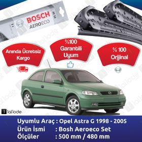 Bosch Aeroeco Opel Astra G 1998-2005 Muz Silecek Takımı