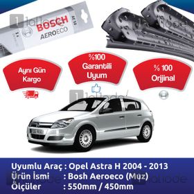 Bosch Aeroeco Opel Astra H 2004-2013 Muz Silecek Takımı