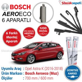 Bosch Aeroeco Opel Astra K 2016-2018 Muz Silecek Takımı