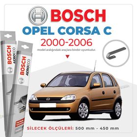Bosch Aeroeco Opel Corsa C 2000 2006 Silecek Takımı