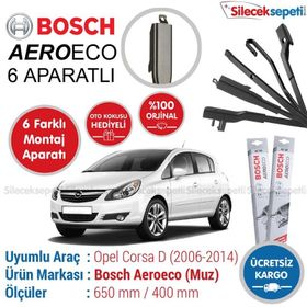Bosch Aeroeco Opel Corsa D 2006-2014 Muz Silecek Takımı