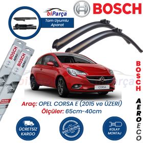 Bosch Aeroeco Opel Corsa E 2015 Silecek Takımı