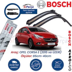 Bosch Aeroeco Opel Corsa E 2015 Silecek Takımı