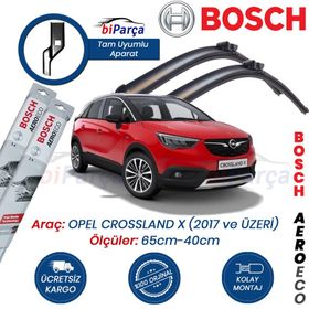 Bosch Aeroeco Opel Crossland X 2017 Sonrası Muz Silecek Takımı
