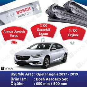 Bosch Aeroeco Opel Insignia 2017-2019 Muz Silecek Takımı