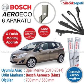 Bosch Aeroeco Opel Meriva 2010-2013 Muz Silecek Takımı