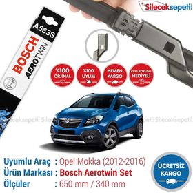 Bosch Aeroeco Opel Mokka 2012 2016 Muz Silecek Takımı