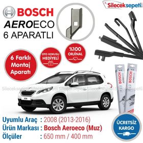 Bosch Aeroeco Peugeot 2008 2013-2016 Muz Silecek Takımı
