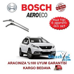 Bosch Aeroeco Peugeot 2008 2013-2016 Muz Silecek Takımı
