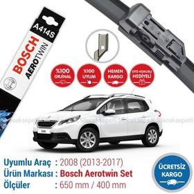 Bosch Aeroeco Peugeot 2008 2013-2017 Muz Silecek Takımı