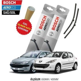 Bosch Aeroeco Peugeot 206 2011 Silecek Takımı