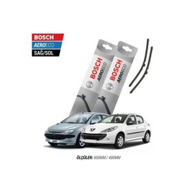 Bosch Aeroeco Peugeot 206 / 206+2005 Model Muz Silecek Takımı