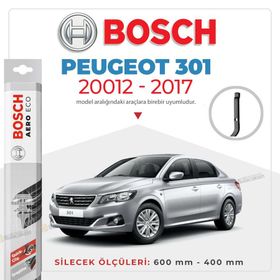 Bosch Aeroeco Peugeot 301 2012-2018 Ön Muz Silecek Takımı