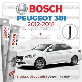Bosch Aeroeco Peugeot 301 2012-2018 Ön Muz Silecek Takımı