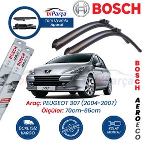 Bosch Aeroeco Peugeot 307 2004-2007 Muz Silecek Takımı