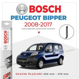 Bosch Aeroeco Peugeot Bipper 2008-2017 Ön Muz Silecek Takımı