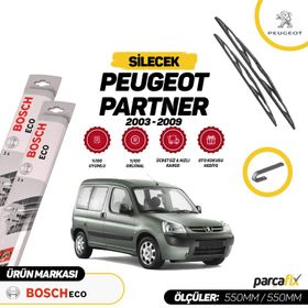 Bosch Aeroeco Peugeot Partner 2002-2009 Ön Muz Silecek Takımı