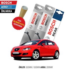 Bosch Aeroeco Rear Seat Leon 2006-2008 Ön Arka Silecek