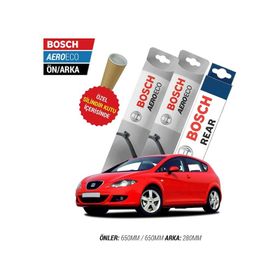 Bosch Aeroeco Rear Seat Leon 2006-2008 Ön Arka Silecek