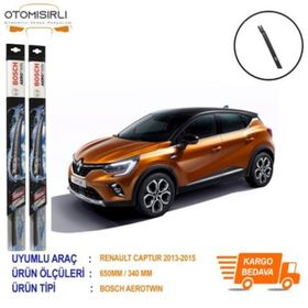 Bosch Aeroeco Renault Captur 2013-2015 Muz Silecek Takımı