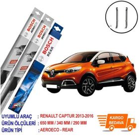 Bosch Aeroeco Renault Captur 2013-2015 Ön Muz Silecek Takımı