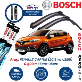 Bosch Aeroeco Renault Captur 2013 Silecek Takımı