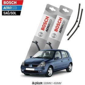 Bosch Aeroeco Renault Clio 2 2004 Silecek Takımı