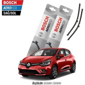 Bosch Aeroeco Renault Clio 4 2014 Sonrası Muz Silecek Takımı
