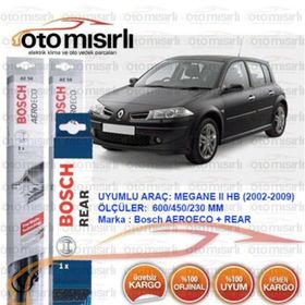 Bosch Aeroeco Renault Megane 2 Silecek Takımı