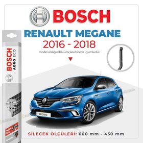 Bosch Aeroeco Renault Megane 4 2015 Sonrası Muz Silecek Takımı