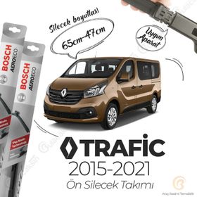 Bosch Aeroeco Renault Trafic 2015-2021 3 Siyah Muz Silecek Takımı
