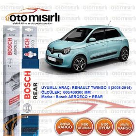 Bosch Aeroeco Renault Twingo 2 2008-2014 Silecek Takımı