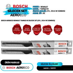 Bosch Aeroeco Renault Twingo 3 Ön Silecek Takımı