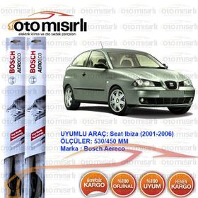 Bosch Aeroeco Seat Ibiza 2001-2006 Ön Silecek Seti