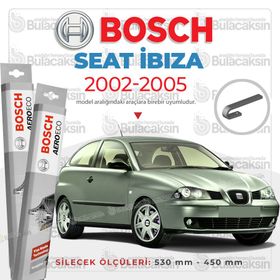 Bosch Aeroeco Seat Ibiza 2002 2005 Muz Silecek Takımı