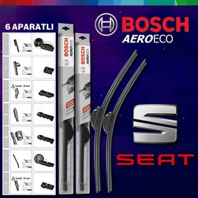 Bosch Aeroeco Seat İbiza 2006-2009 Muz Silecek Takımı
