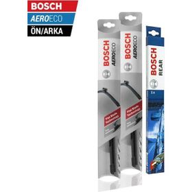 Bosch Aeroeco Seat Leon 2009-2012 Ön Arka Silecek