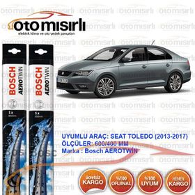 Bosch Aeroeco Seat Toledo 2013-2017 Silecek Takımı