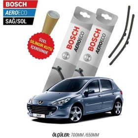 Bosch Aeroeco Serisi Peugeot 307 2006 Siyah Silecek Takımı
