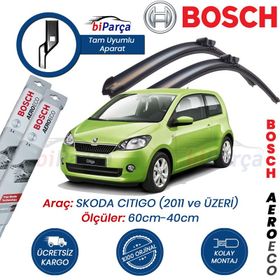 Bosch Aeroeco Skoda Fabia 2014 Silecek Takımı