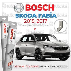 Bosch Aeroeco Skoda Fabia 2015-2017 Ön Muz Silecek Takımı