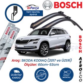 Bosch Aeroeco Skoda Kodiaq 2017 Silecek Takımı